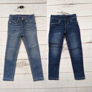2 Pack -The Children’s Place Girls Basic Super Skinny Jeans Leggings Size: 5